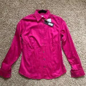 Banana Rebublic No-iron Button Up NWT Shirt sz 2